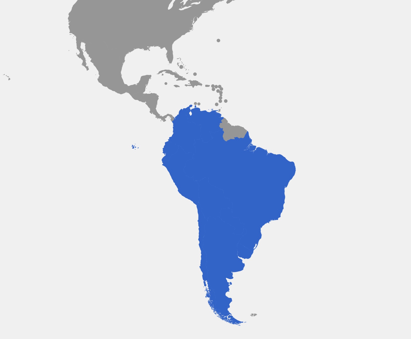South American Mission Map